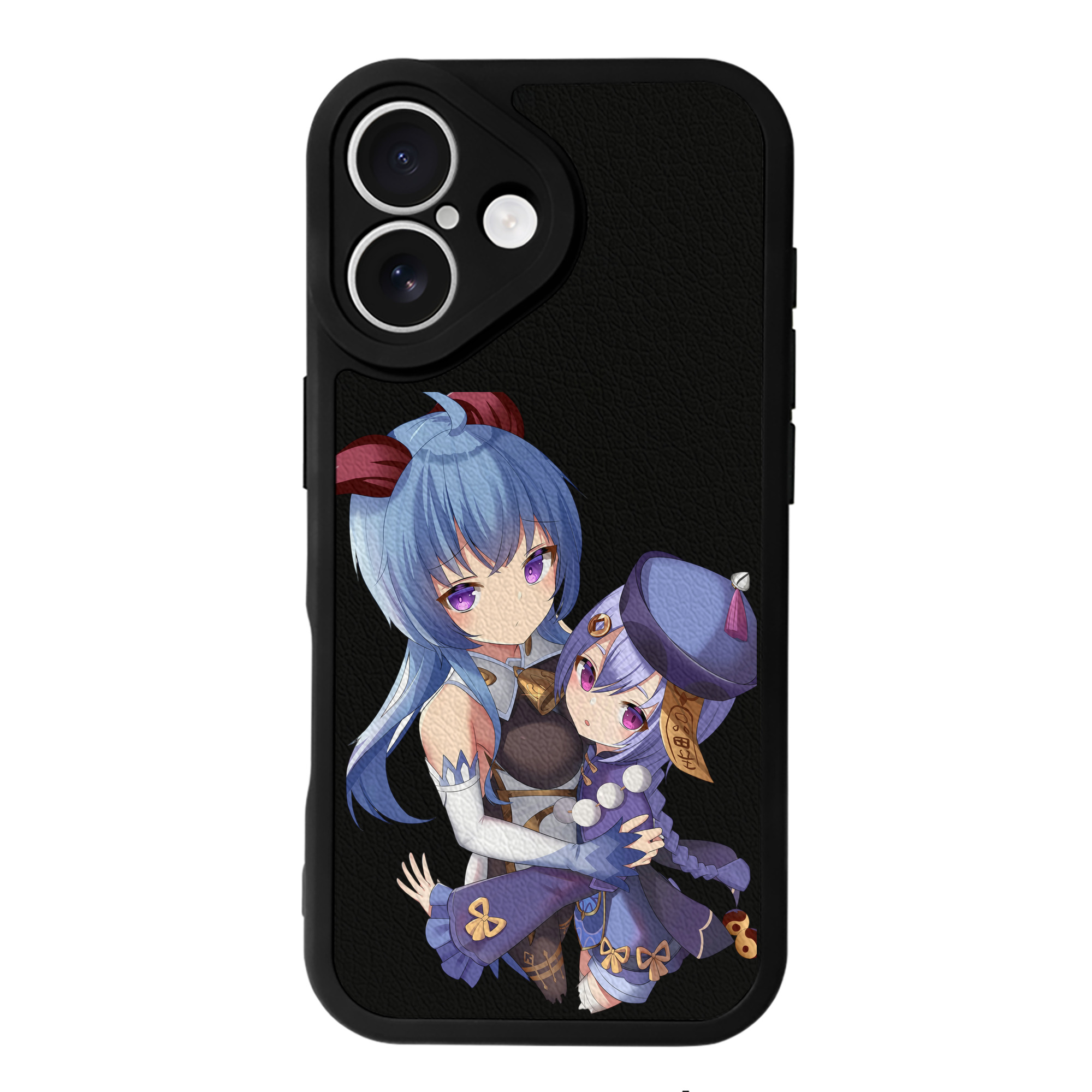 げんし神 甘雨 かんう genshin Ganyu 【iPhone 16シリーズ対応】シリコンスマホケース（レザー調） 材質：シリコン